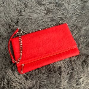 Express Red Shoulder Purse